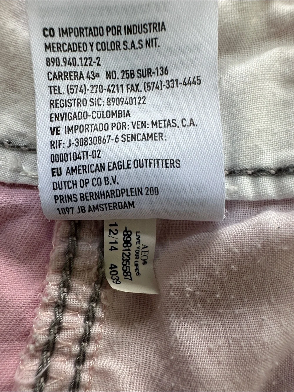 American Eagle Outfitters classic pale